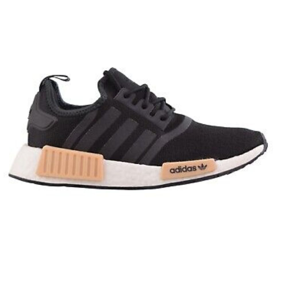 Adidas NMD R1 Mens Sneakers in Core Black Carbon Size 7.5